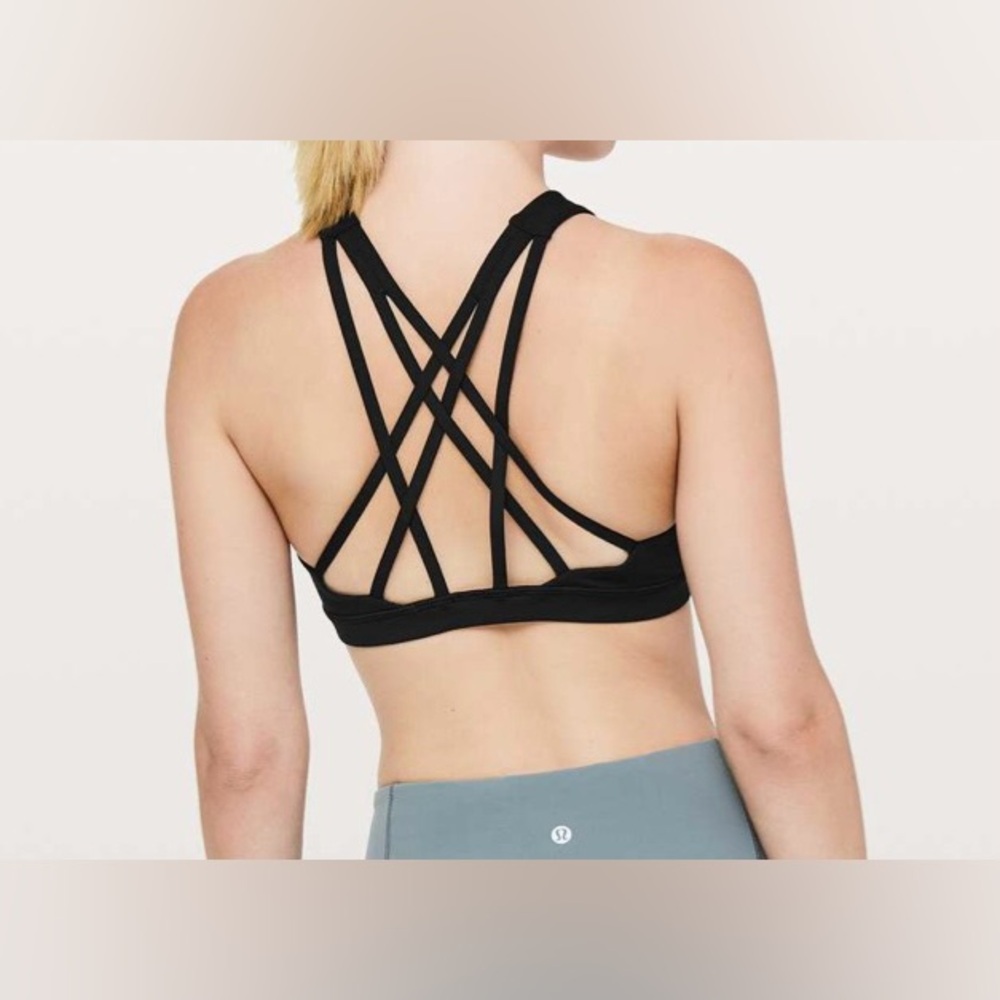 LULULEMON Free To Be Serene High Neck Sports Bra EUC - Picture 2 of 9